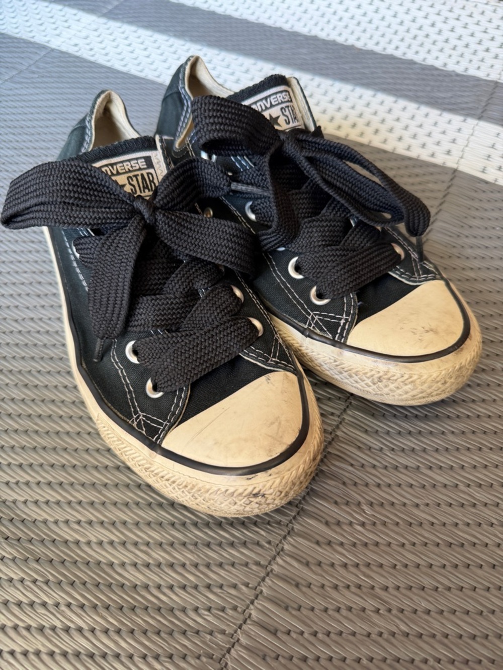 Black and White Converse